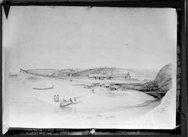 Image: The Melanesian Mission at Mission Bay, Auckland, 1860