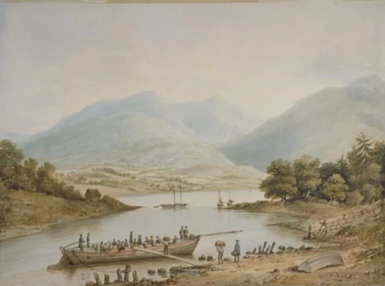 Image: Colonists leaving for Otago, 1847