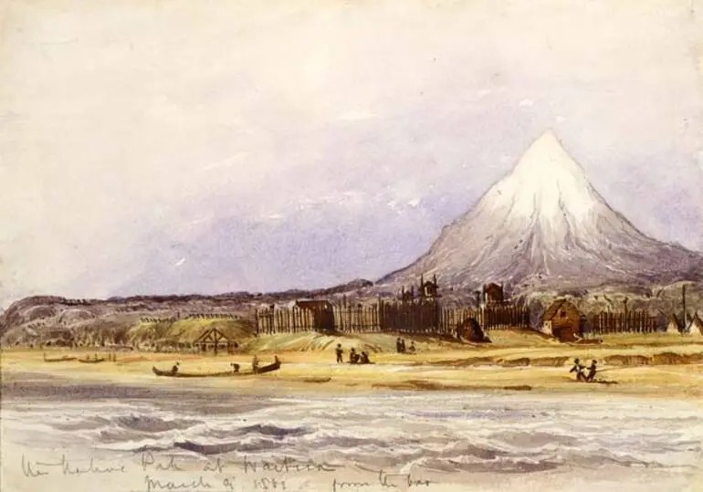 Image: Wiremu Kīngi Te Rangitāke’s pā