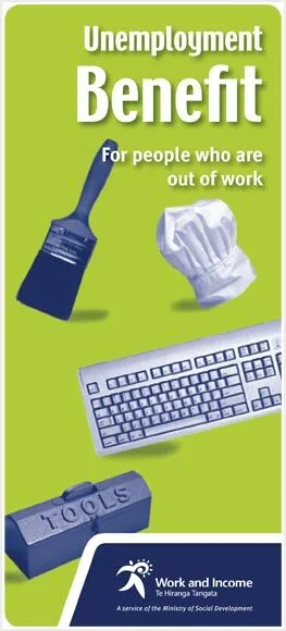 Image: Unemployment benefit brochure