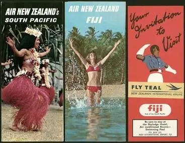 Image: South Pacific travel brochures, 1960s