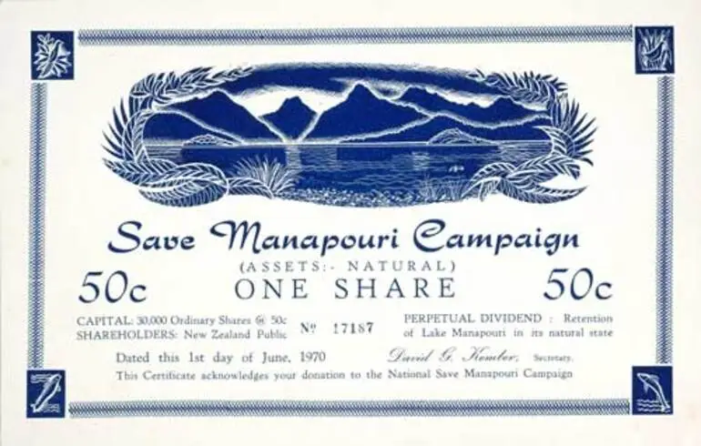 Image: Saving Manapōuri