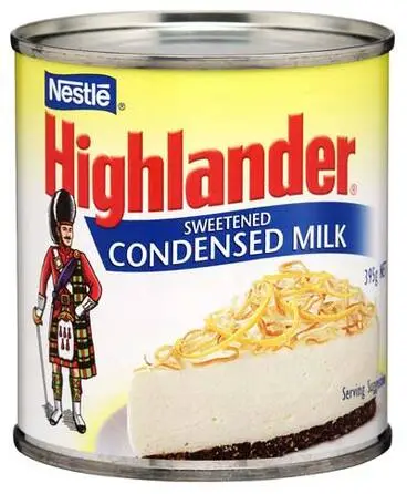 Image: Highlander sweetened condensed milk