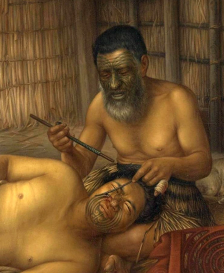 Image: Tā moko – Māori tattooing