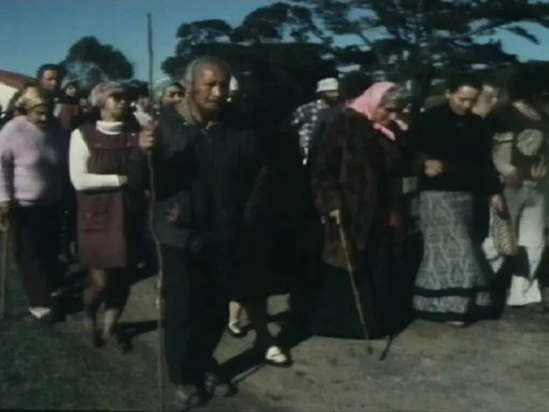 Image: Māori land march, 1975