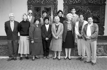 Image: University of Auckland Department of Māori Studies staff, 1993