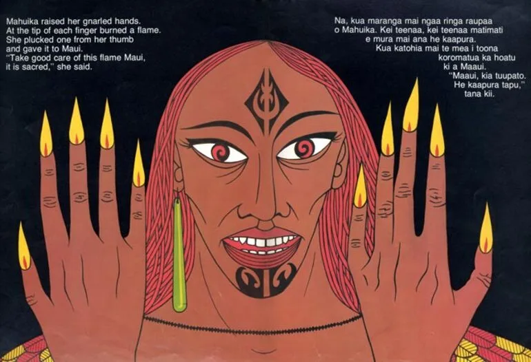 Image: Mahuika and her fingernails of fire