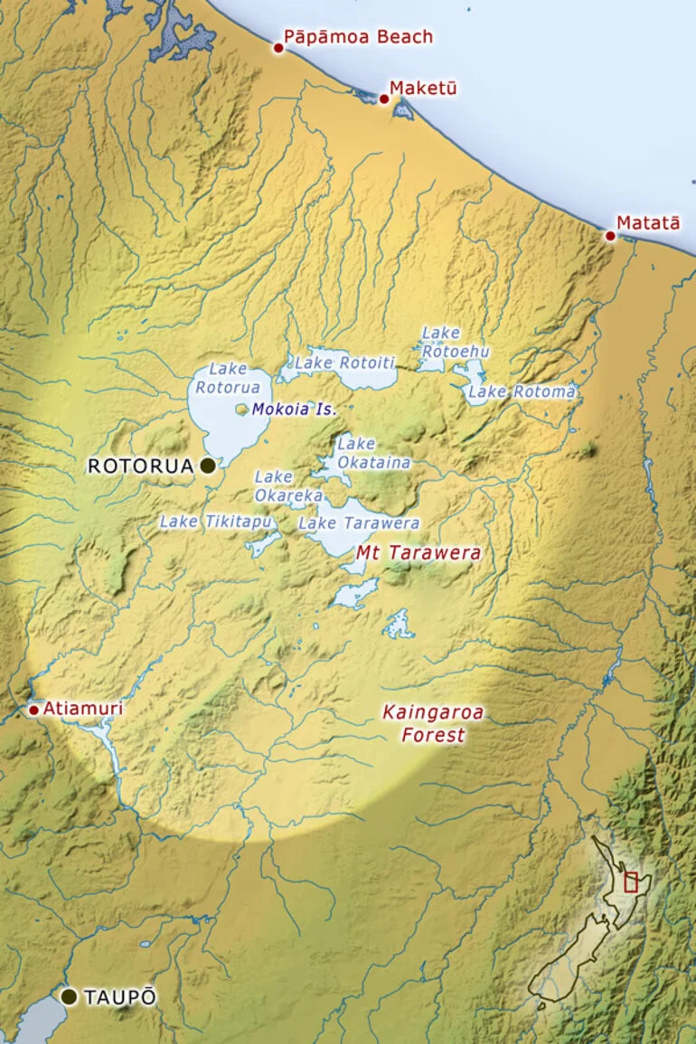 Image: Te Arawa tribal area