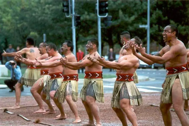 Image: Haka taua (war dance), Canberra