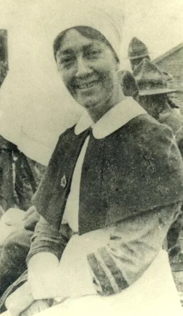 Image: Nurse Ethel Pritchard, photographed while serving with the New Zealand Army Nursing Service during the First World War