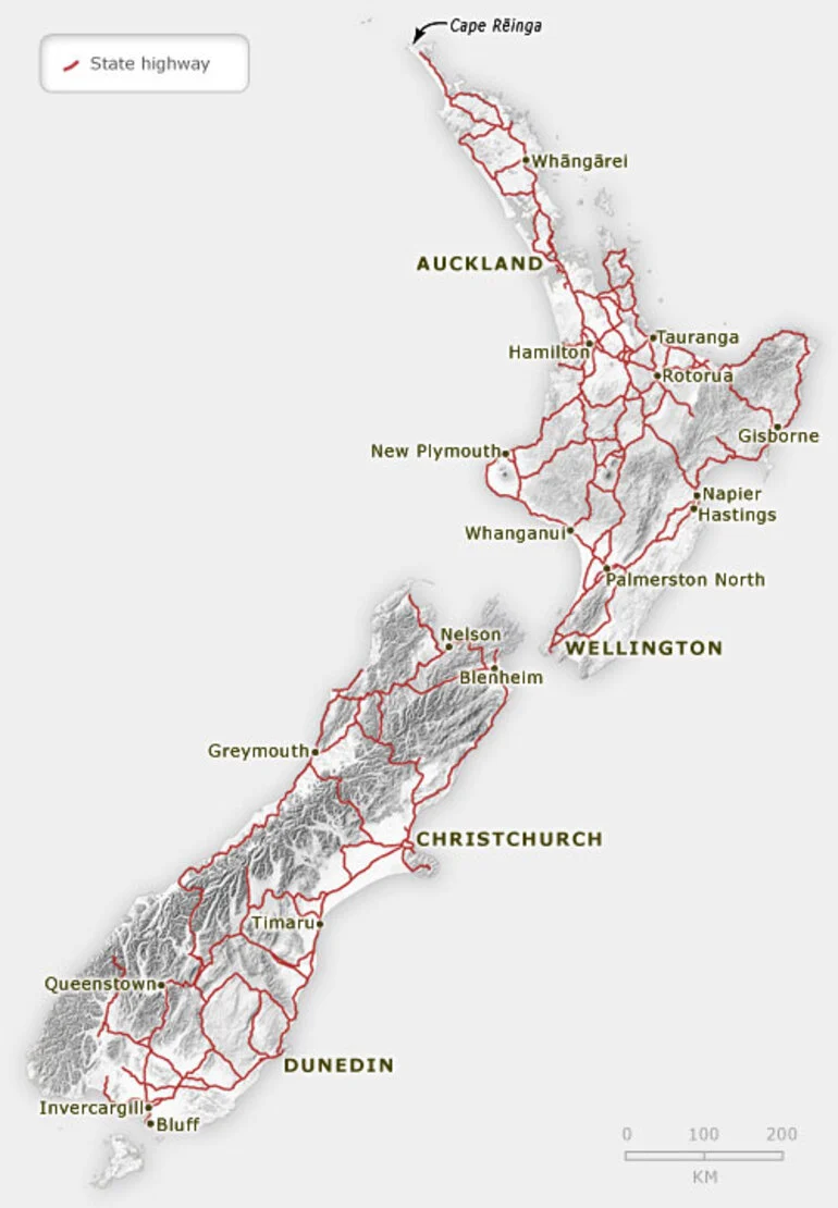 Image: State-highway network