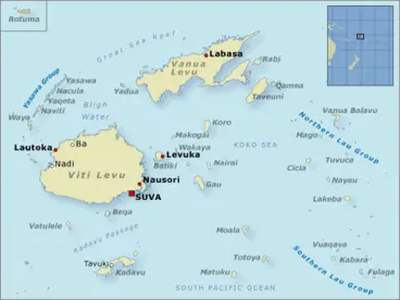 Image: The Fiji islands