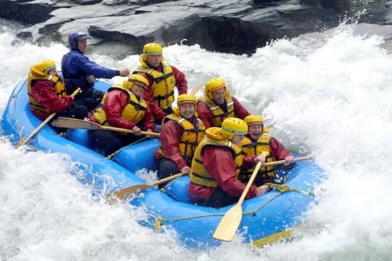 Image: White-water rafting