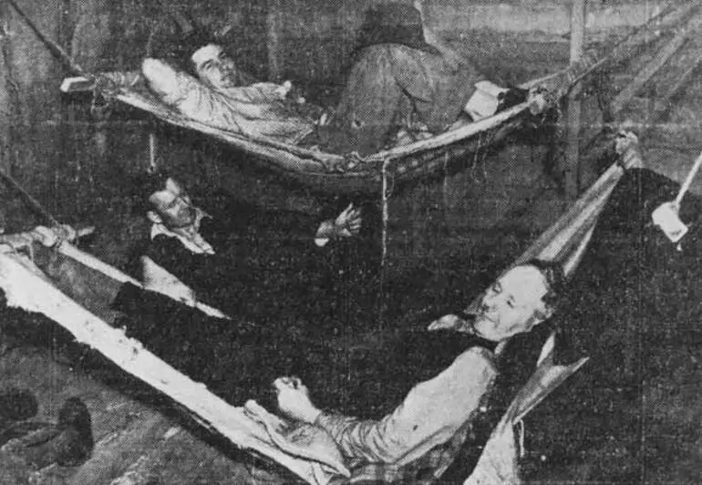 Image: Freezing workers’ stay-in strike, 1937