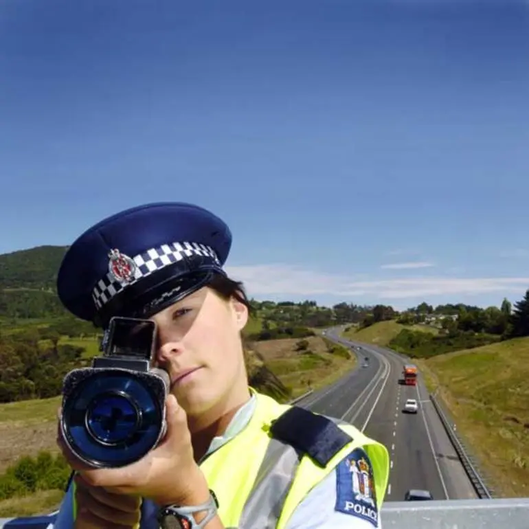 Image: Speed-measuring laser