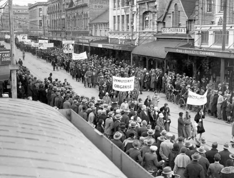 Image: Unemployed demonstration