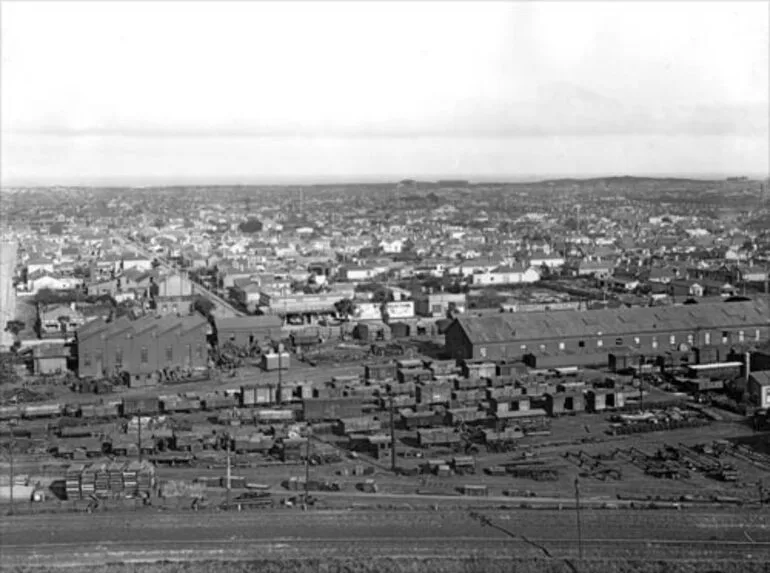 Image: Hillside railway workshops