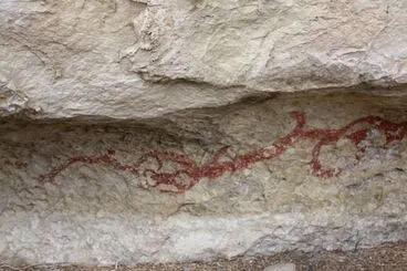 Image: Māori rock art