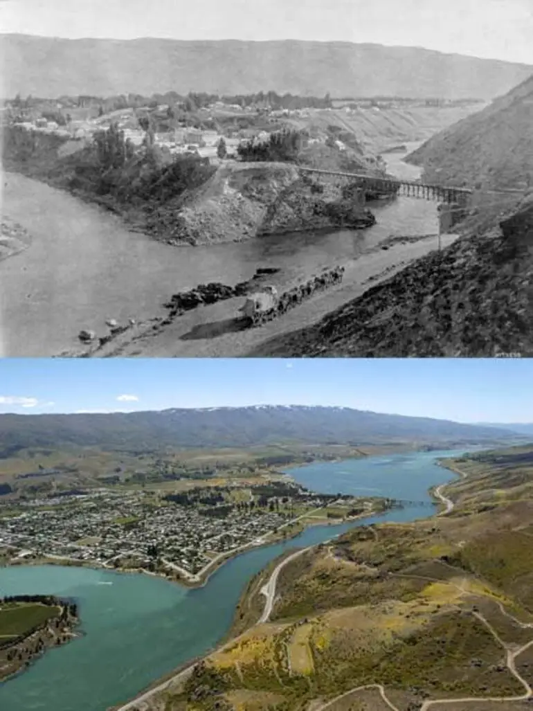 Image: Kawarau and Clutha river junction