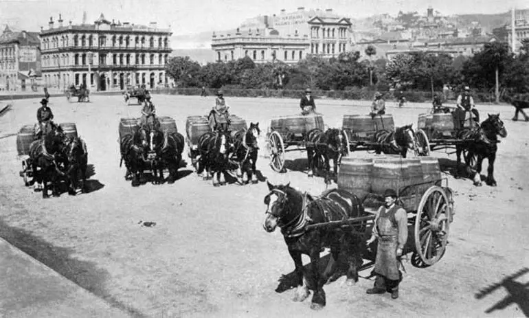 Image: Beer carts