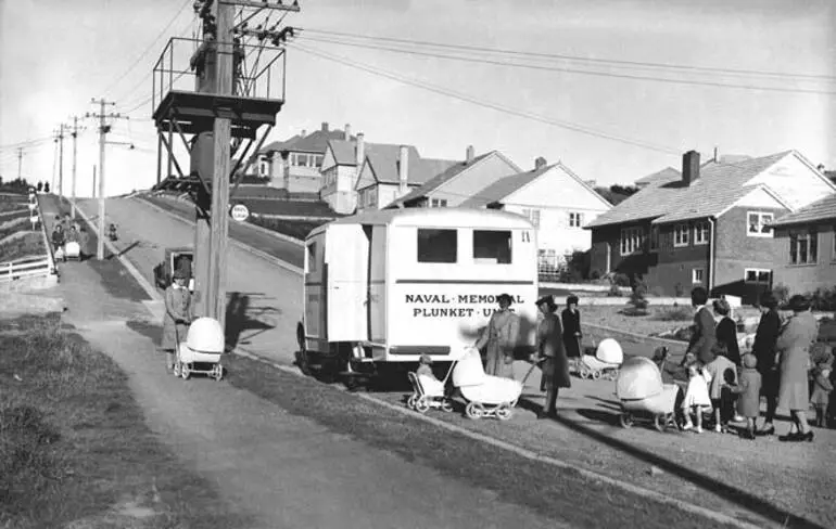 Image: Visiting the Plunket nurse