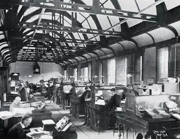 Image: Government Life office staff, around 1900