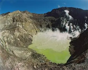 Image: Crater lake, White Island