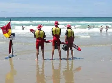 Image: Lifeguards on duty