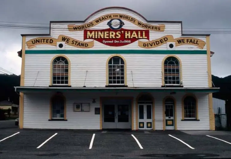 Image: Miners’ hall, Rūnanga