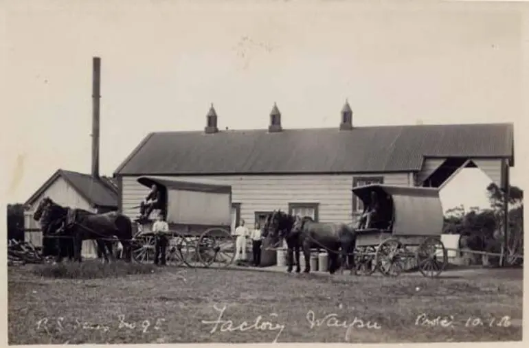 Image: Waipū dairy factory