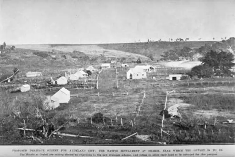 Image: Ngāti Whātua settlement at Ōkahu Bay