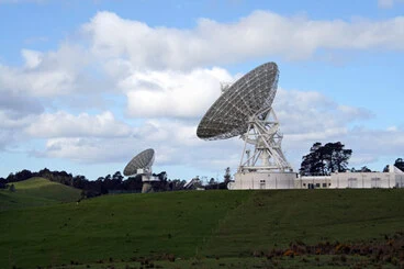 Image: Satellite station