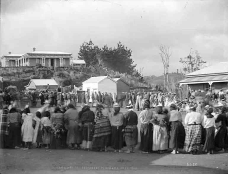 Image: Former prisoners return to Parihaka