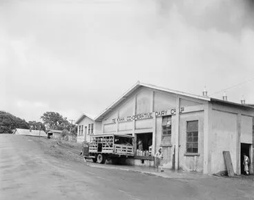 Image: Te Kaha Co-operative Dairy Factory, 1952