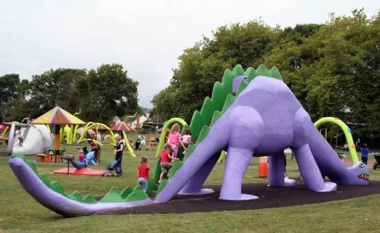 Image: Dinosaur slide