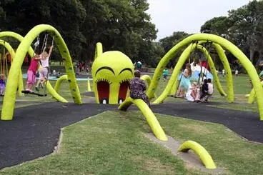 Image: Octopus swings, Kōwhai Park