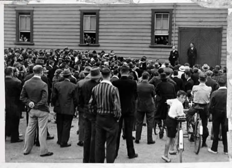 Image: Paddy Webb at Rūnanga, 1936