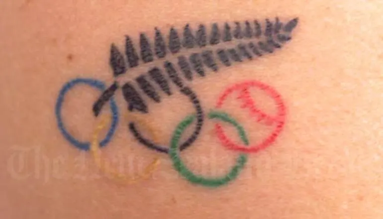 Image: Wearing the silver fern