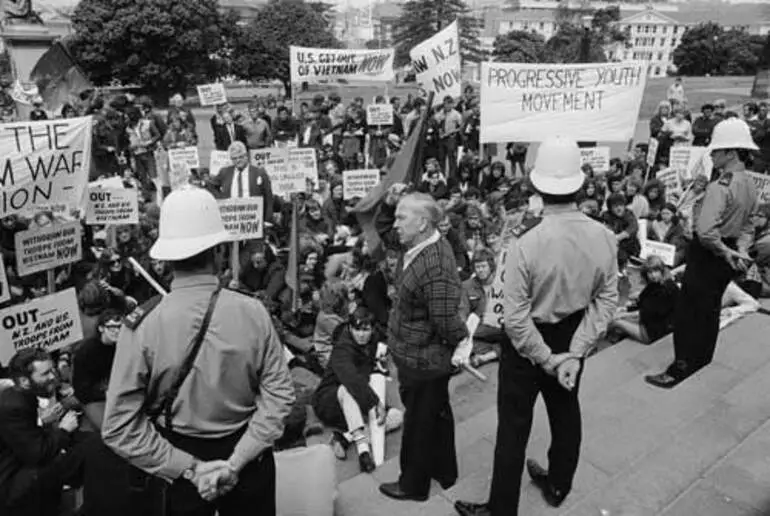 Image: An anti-Vietnam War protest