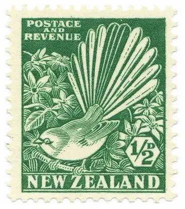 Fantail stamp Image: Fantail stamp