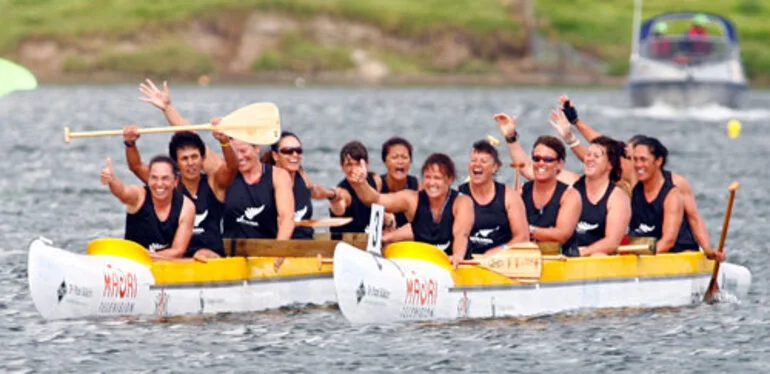 Image: Waka ama race