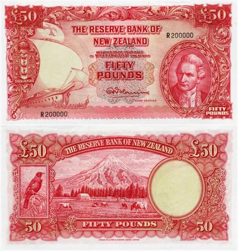 Image: Second series of banknotes: £50