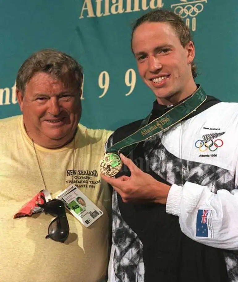 Image: Duncan Laing and Danyon Loader, Atlanta, 1996