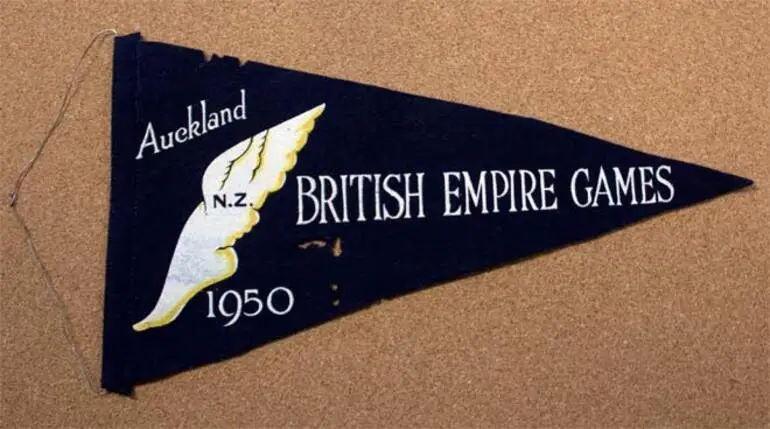 Image: 1950 Auckland British Empire Games pennant