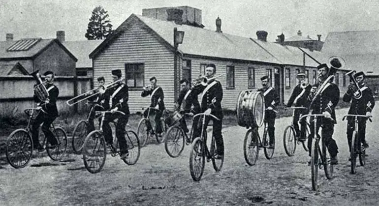 Image: Christchurch Bicycle Band,  1898