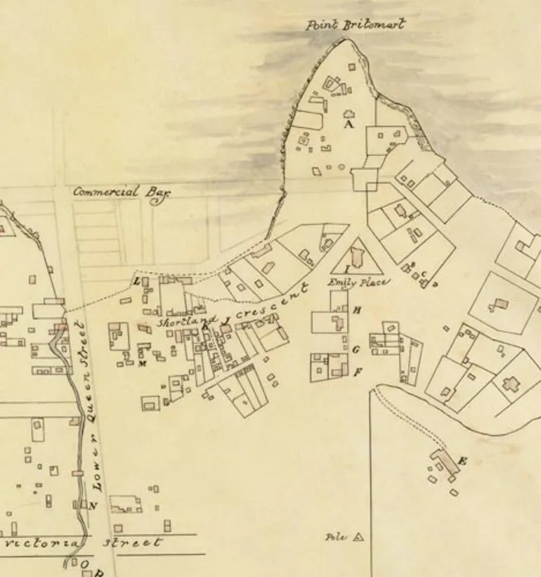 Image: Detail of Auckland plan