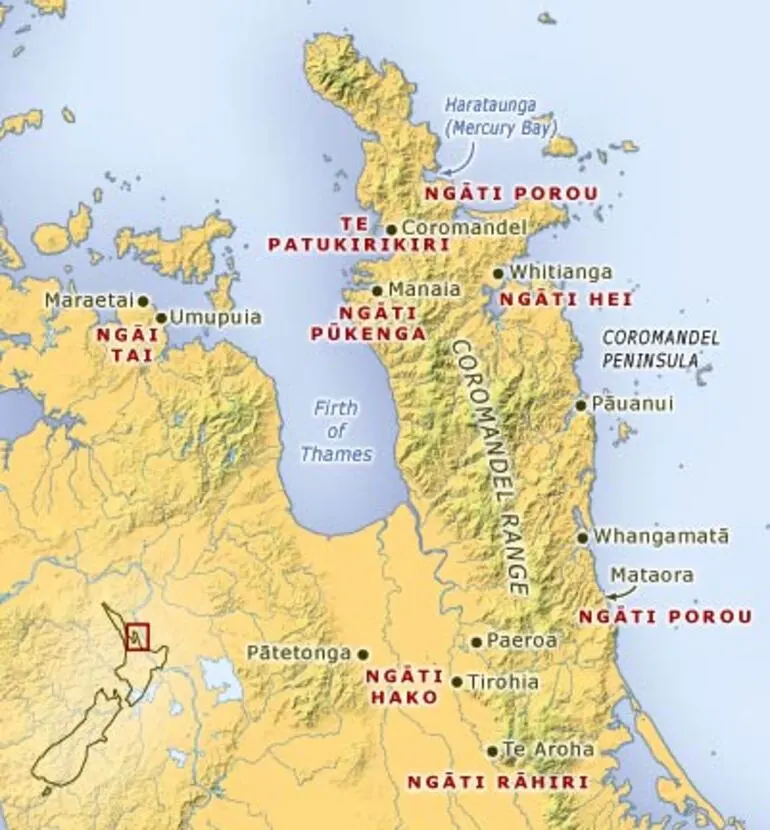 Image: The Hauraki region