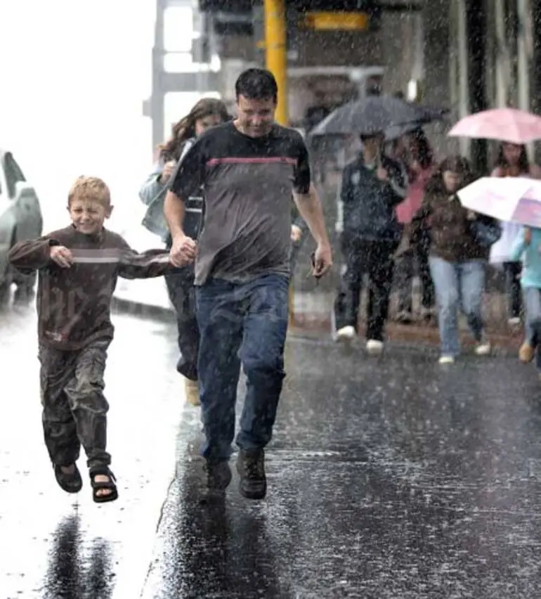 Image: Caught in the rain