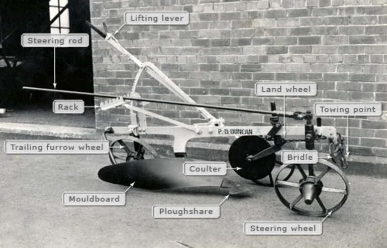 Image: Single-furrow plough