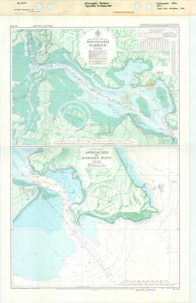 Image: Whangarei Harbour [and] Approaches to Marsden Point